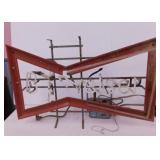 2 vintage neon beer signs for parts or repair: