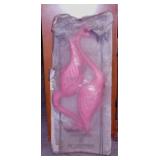 New Lawnware blow mold pink flamingos yard stakes