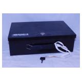 Brinks Home Security locking metal safe w/ key