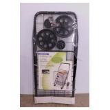 New deluxe 4 wheel folding market shopping cart,