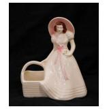 Vintage Hull Pottery Southern Belle planter, 8.5"