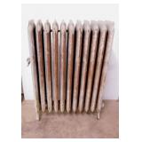 Antique cast iron steam radiator heater, fancy