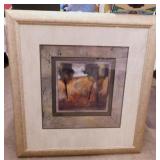 Provincial Moment II print by Helen Zarin, matted