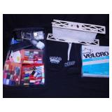 2 small music boxes - 3 travel sewing kits & more