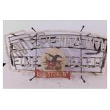 Vintage neon Wiedemann beer sign for parts or