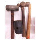 Hammers: Soft faced, 12.5" - Ball peen - Wooden