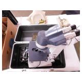 American Optical One-Ten microscope in case