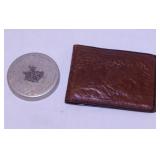 Mexico embossed leather men