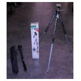 Polaroid camera stand w/ carrying bag - 2 camera
