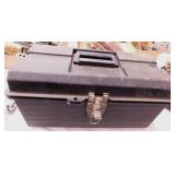 Toolbox includes hammer, wrench, crowbar & more