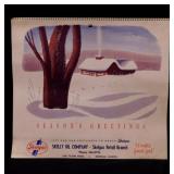 1964 Skelly Oil Skelgas Danville Illinois calendar