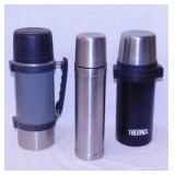 3 insulated beverage bottles