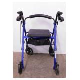 Drive 4 wheel walker rollator w/ seat & brakes &