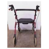 Nova Cruiser Deluxe 4 wheel walker rollator with