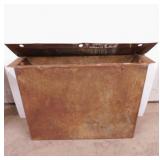 Vintage metal box from Midwest Body Paris Illinois