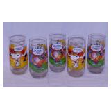 Five 1971 Camp Snoopy Peanuts McDonald