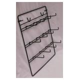 3 metal retail store display units