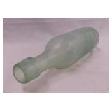 Antique aqua torpedo blob top bottle - Antique