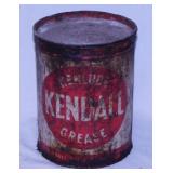 Vintage Kenlube Kendall grease can