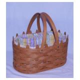 2007 Longaberger Picket Fence Easter basket w/