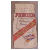Vintage Pioneer Hybrid seed corn sack