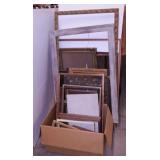 6 antique ornate wooden frames - 21 misc. wooden