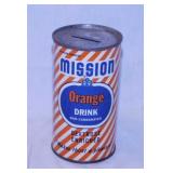 1954 Mission Orange DRMK coin bank -