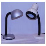 2 gooseneck desk lamps - Clamp-on light