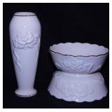 Lenox Ivory Rose: Bud vase, 6" tall - 2 dessert