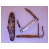3 vintage pocket knives: Roy Rogers and Trigger 2