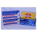 Federal and Western 30-30 centerfire cartridges