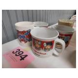 Three Campbell soup kids soup mugs - Totes heated