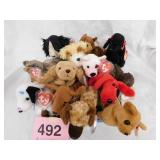 Fourteen Beanie Babies