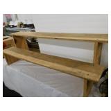 Two tier handmade shelf, 40x12x12