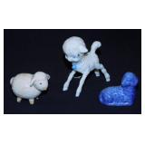 Vintage Irwin hard plastic lamb sheep rattle -
