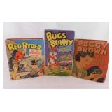 3 vintage Better Little Books: Red Ryder & The