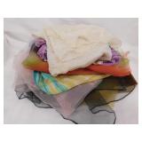 19 vintage ladies head scarves