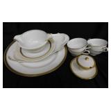 Antique Limoges France china: Platter, 12" diam. -