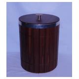 Mid Century walnut ice bucket