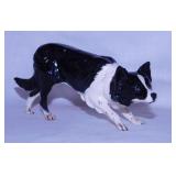 Vintage Royal Doulton porcelain Border Collie dog