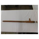 Primitive wooden cider pump