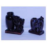 Occupied Japan black scaredy cat toothpick