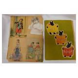 Vintage scrapbook - 2 Victorian scrapbook pages