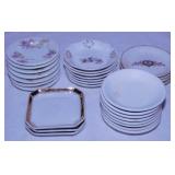 29 antique butter pats,