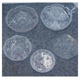 Action Ind. diamond crystal Italy ashtray -