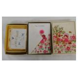 6 boxes Mid Century greeting & note cards -