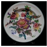 Wedgwood & Etruria England Holly Hock platter,