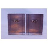 Pair of Craftsman hand forged copper Mission