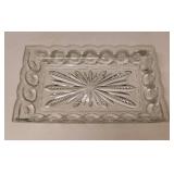 Antique Adams Glass Palace Moon & Stars bread