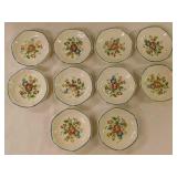 23 antique butter pats,